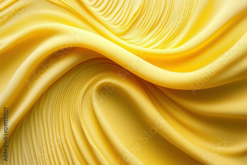 Yellow Wave Background