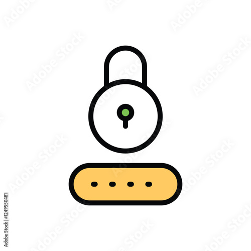 Password vector icon