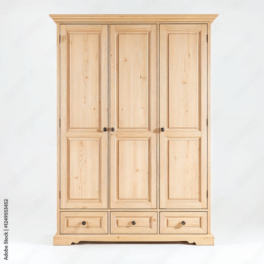 3D Wardrobe Model, Modern Closet Mockup, Minimalist Storage Design, High-Resolution Digital Render on White Background 3D Wardrobe Model, Modern Closet Mockup, Minimalist Storage Design, High-Resolution Digital Render on White Background