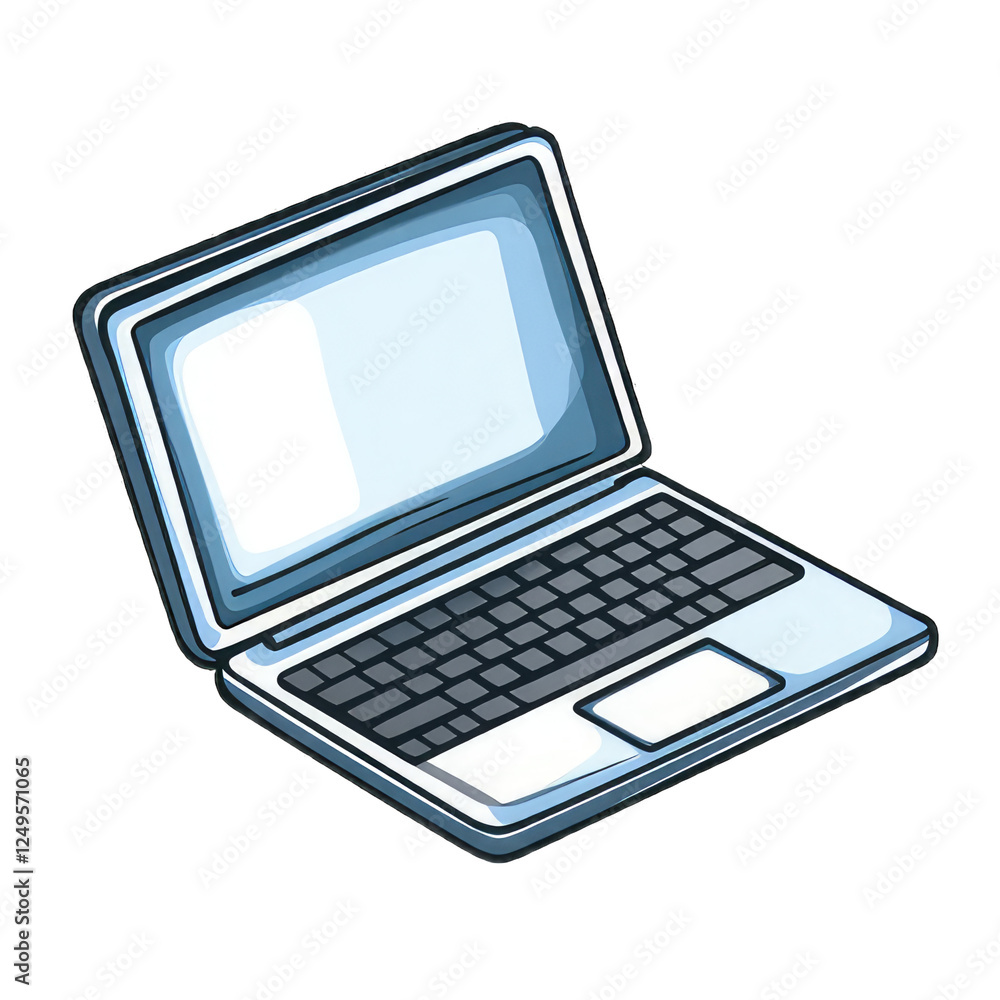 Modern IT software icon, featuring a sleek laptop, minimalist design, white background, clean lines, and tech-inspired details. Modern IT software icon, featuring a sleek laptop, minimalist design, white background, clean lines, and tech-inspired details.