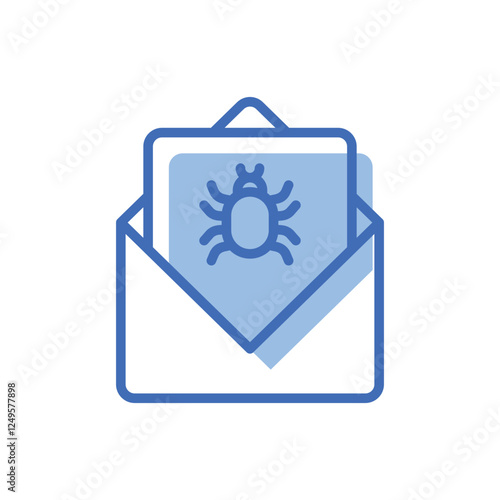 Email Virus vector icon