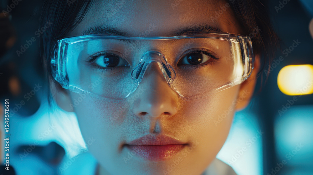 Lab scientist analyzing dna samples in high-tech laboratory closeup view scientific research environment Lab scientist analyzing dna samples in high-tech laboratory closeup view scientific research environment