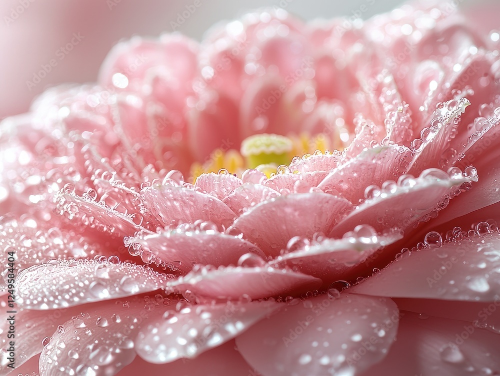 A close-up of a pink flower with water droplets, highlighting its beauty and detail. A close-up of a pink flower with water droplets, highlighting its beauty and detail.