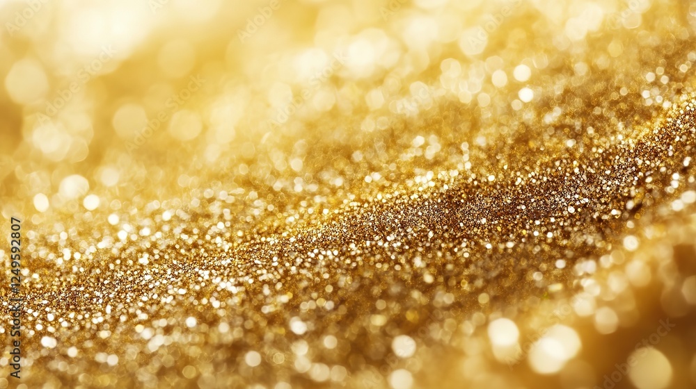 sparkle gold sand glitter glow with bokeh light, festive dreamy abstract background sparkle gold sand glitter glow with bokeh light, festive dreamy abstract background