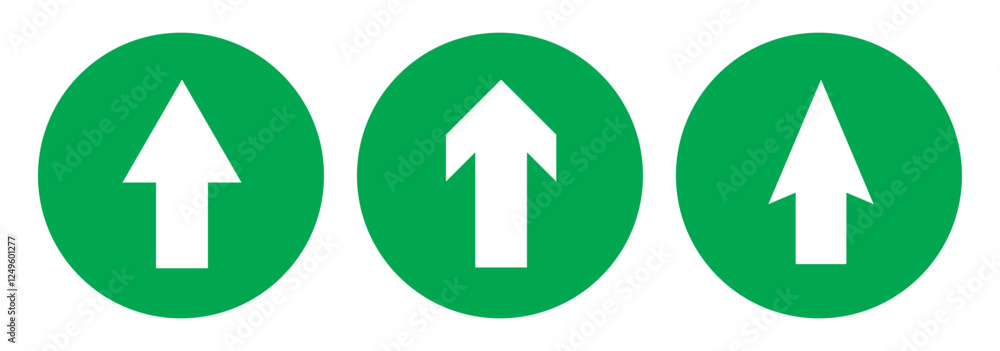 Arrow up icons. Set of curve rise increase arrows. Growth pictogram isolated. Vector illustration.
Arrow up icons. Set of curve rise increase arrows. Growth pictogram isolated. Vector illustration.