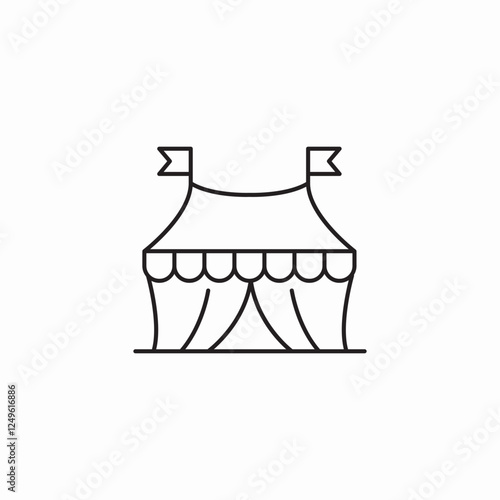 show scene icon sign vector