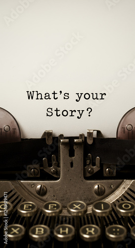 What's Your Story?: Vintage Typewriter Inspiration for Writers and Storytellers