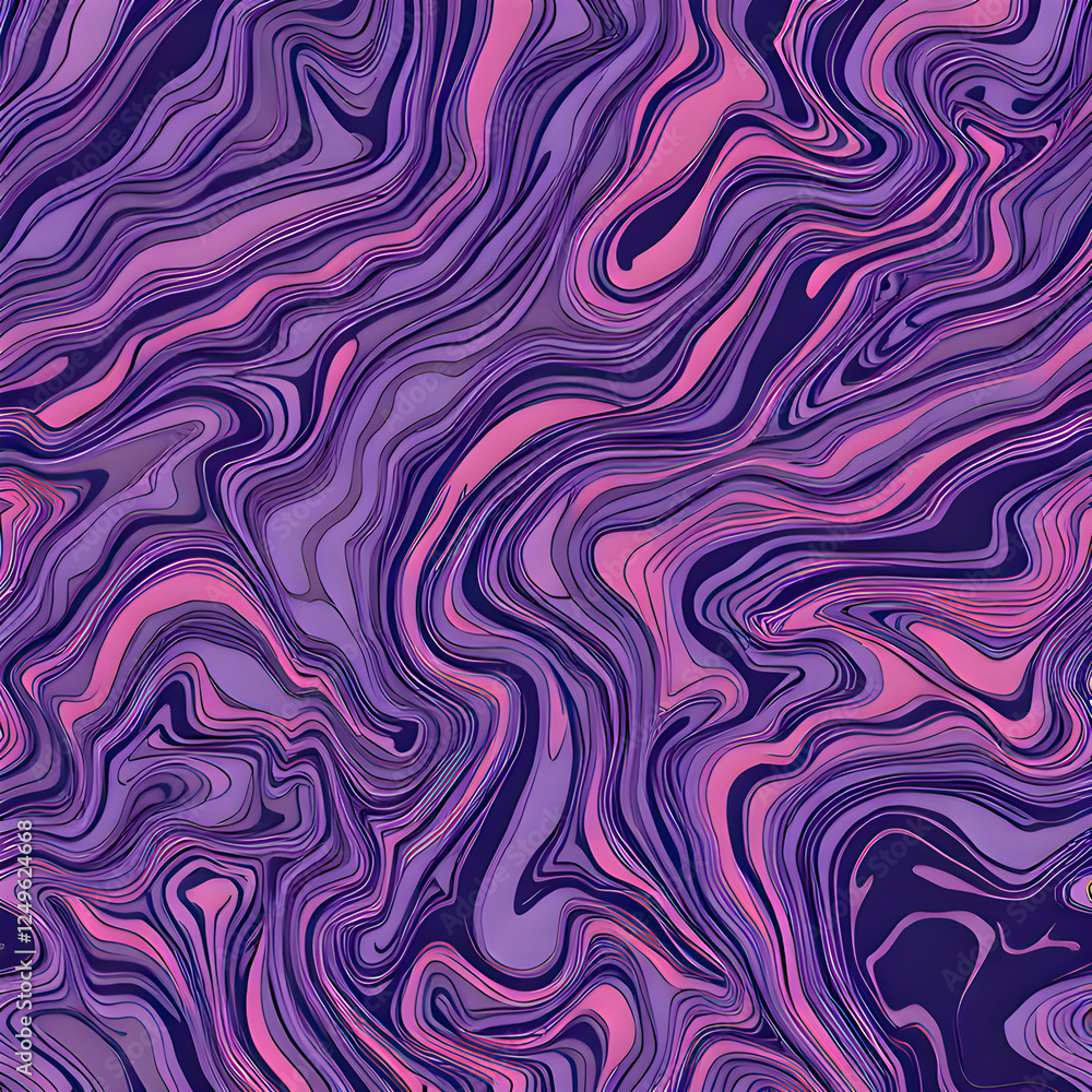 Abstract Ebru Marbled Waves Pattern Abstract Ebru Marbled Waves Pattern