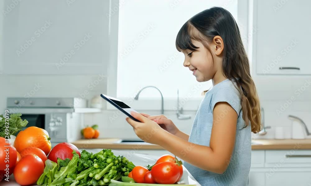 discovering healthy recipes in a modern kitchen discovering healthy recipes in a modern kitchen