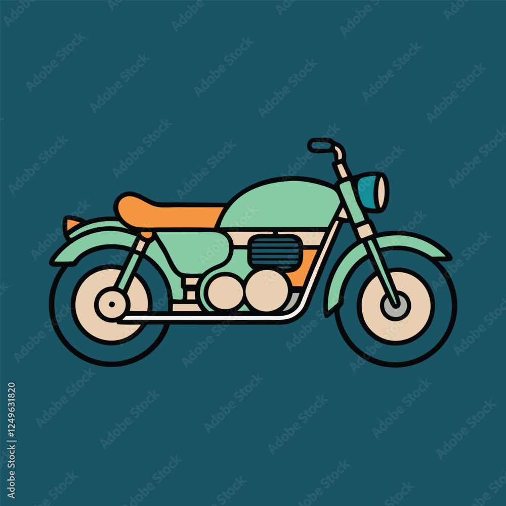Fototapeta premium motorcycle vector design