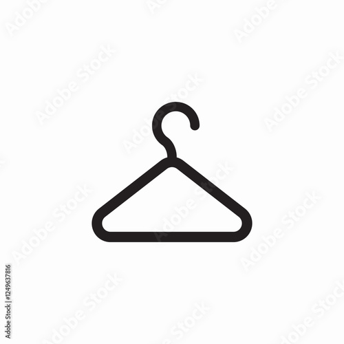 cabinet clothe hanger icon sign vector