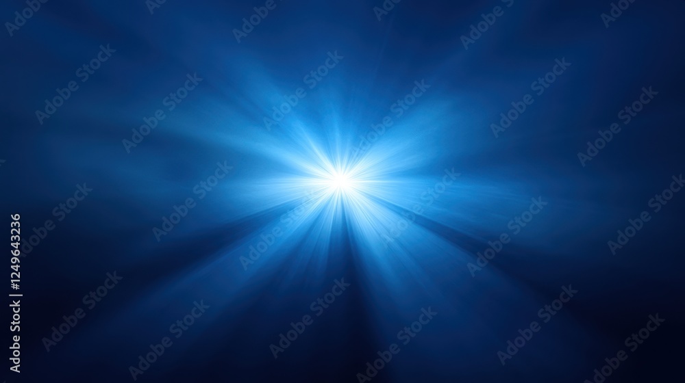 Bright blue light rays burst, dark background, energy, design Bright blue light rays burst, dark background, energy, design
