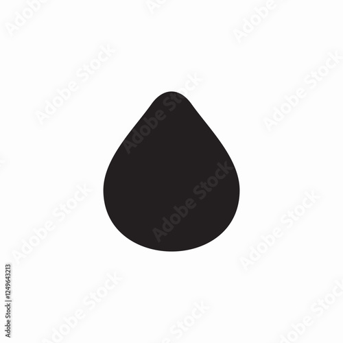 liquid droplet icon sign vector