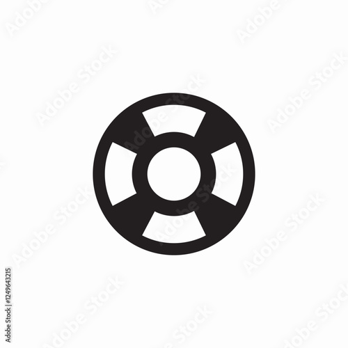 life buoy icon sign vector