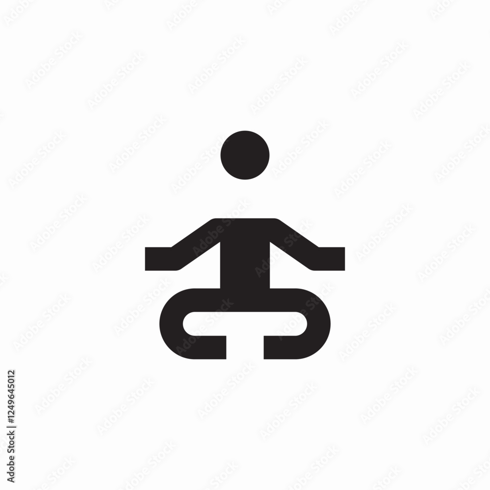 relaxation stretching icon sign vector relaxation stretching icon sign vector