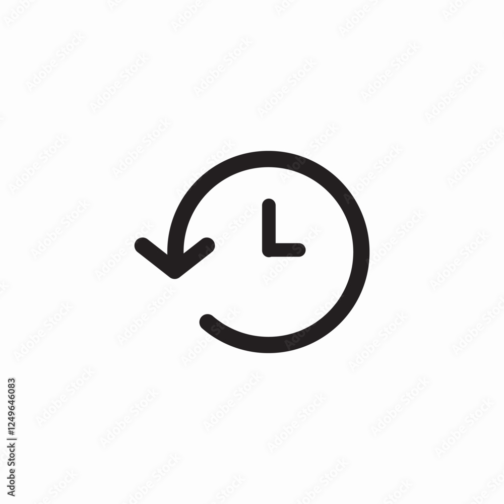 software update timer icon sign vector software update timer icon sign vector