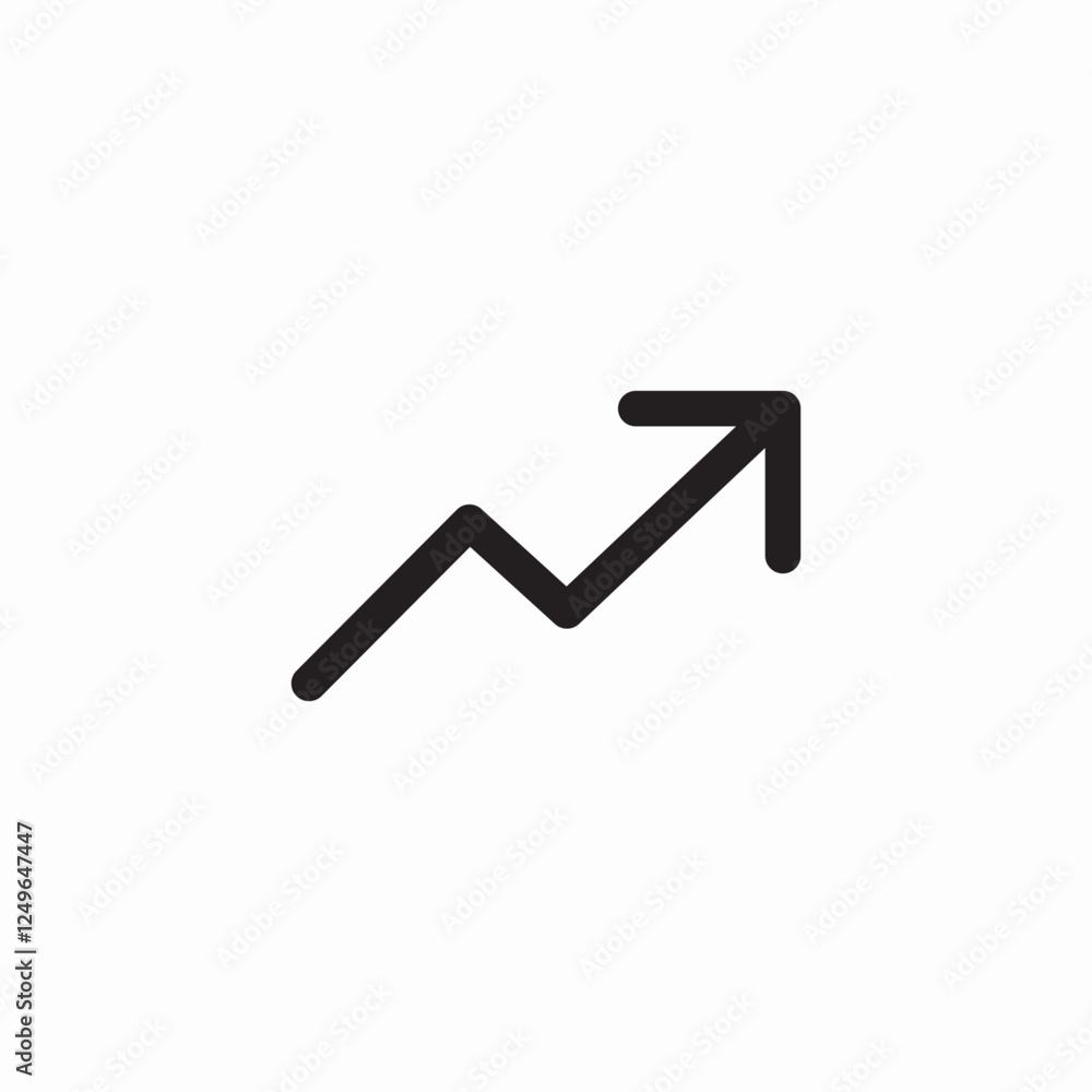 uprise data analysis icon sign vector uprise data analysis icon sign vector