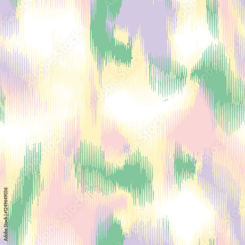 Seamless Background with fine detailed lines Stripes pastel Painted Lines. Texture  Dry Brush Strokes. Scribbled Grunge Rapport for Sportswear, Fabric, Wallpaper. Rustic Vector Background 