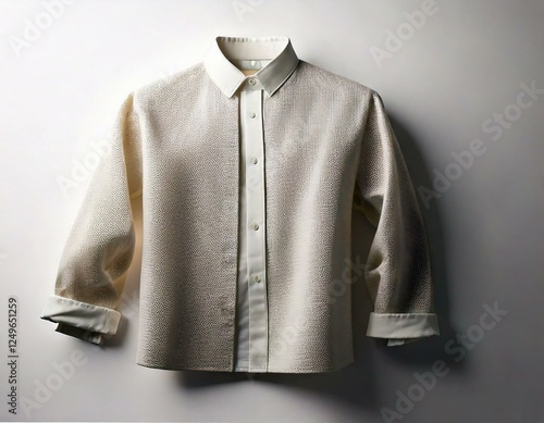 High-Quality Clothing Display on White Background, Professional Apparel Showcase..