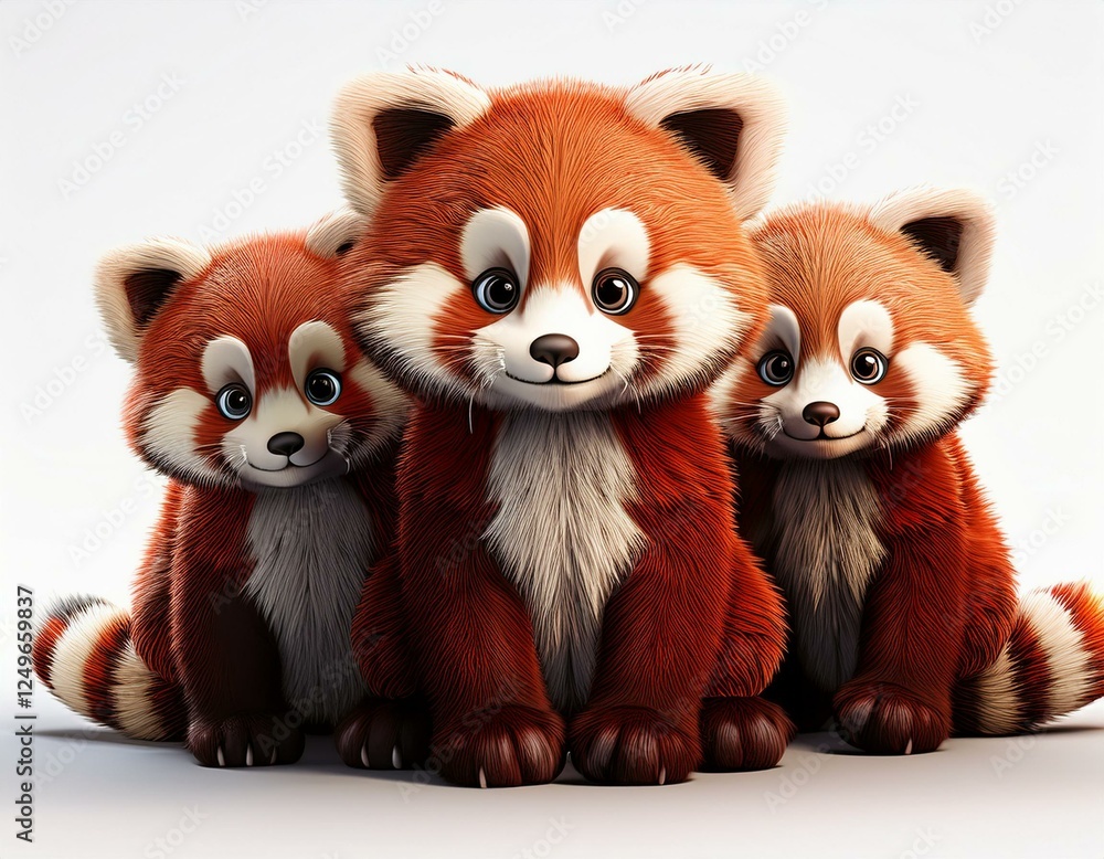 Niedlicher roter Pandabär Niedlicher roter Pandabär