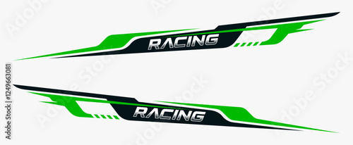 Sport racing stripes car stickers