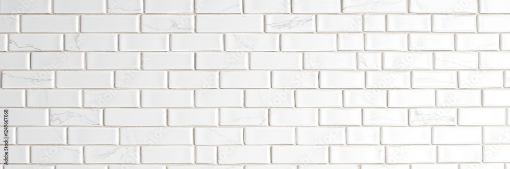 Obraz premium Time-Worn Elegance: Glazed Ceramic Brick Background