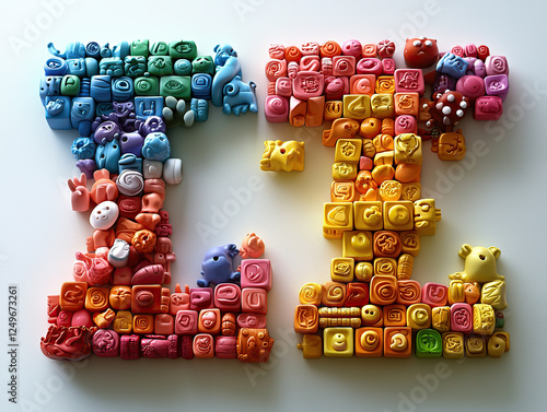 Wallpaper Mural kids font, alphabet font, playful font, cute letters, childlike typography, colorful font, fun letters, cartoon font, bubble letters, rounded font, playful typography, happy font, whimsical letters, s Torontodigital.ca