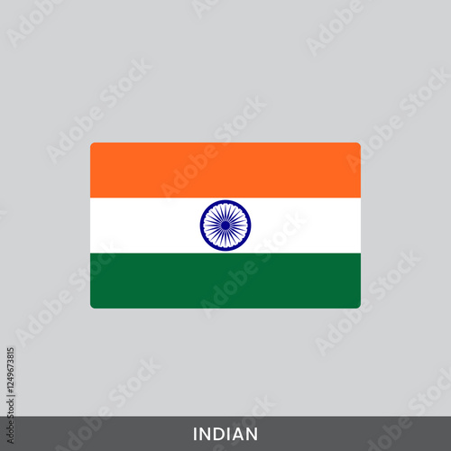 Indian national flag vector design