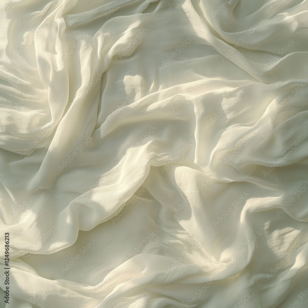 Morning light gently illuminates an unmade bed with white sheets, showcasing soft textures and delicate wrinkles that invite a sense of calm and relaxation in a cozy space Morning light gently illuminates an unmade bed with white sheets, showcasing soft textures and delicate wrinkles that invite a sense of calm and relaxation in a cozy space