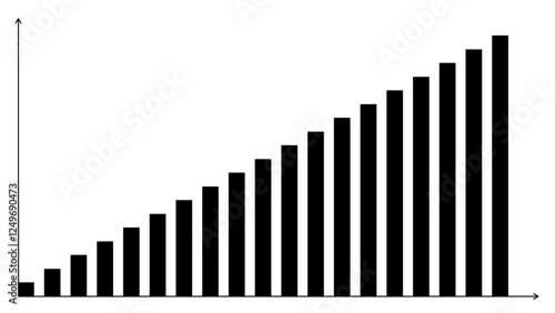 High Contrast Bar Graph with Axes and Titles