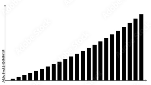 High Contrast Bar Graph with Axes and Titles