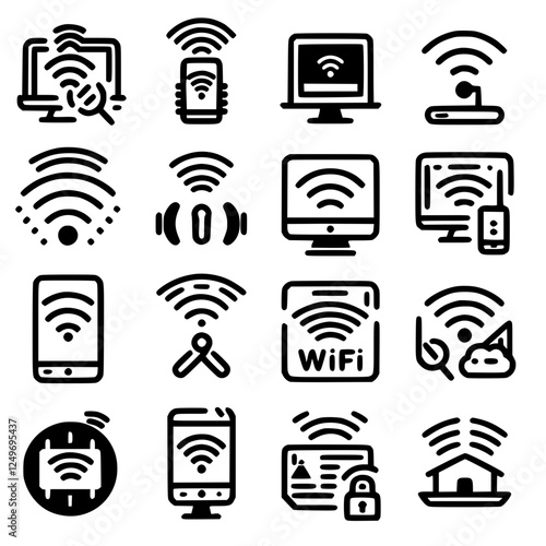 Wifi Icon Set