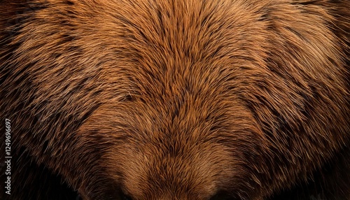 Wallpaper Mural Close-up view of a brown bear's fur showcasing detailed texture and color variations Torontodigital.ca