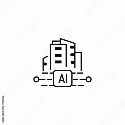 ai business icon sign vector