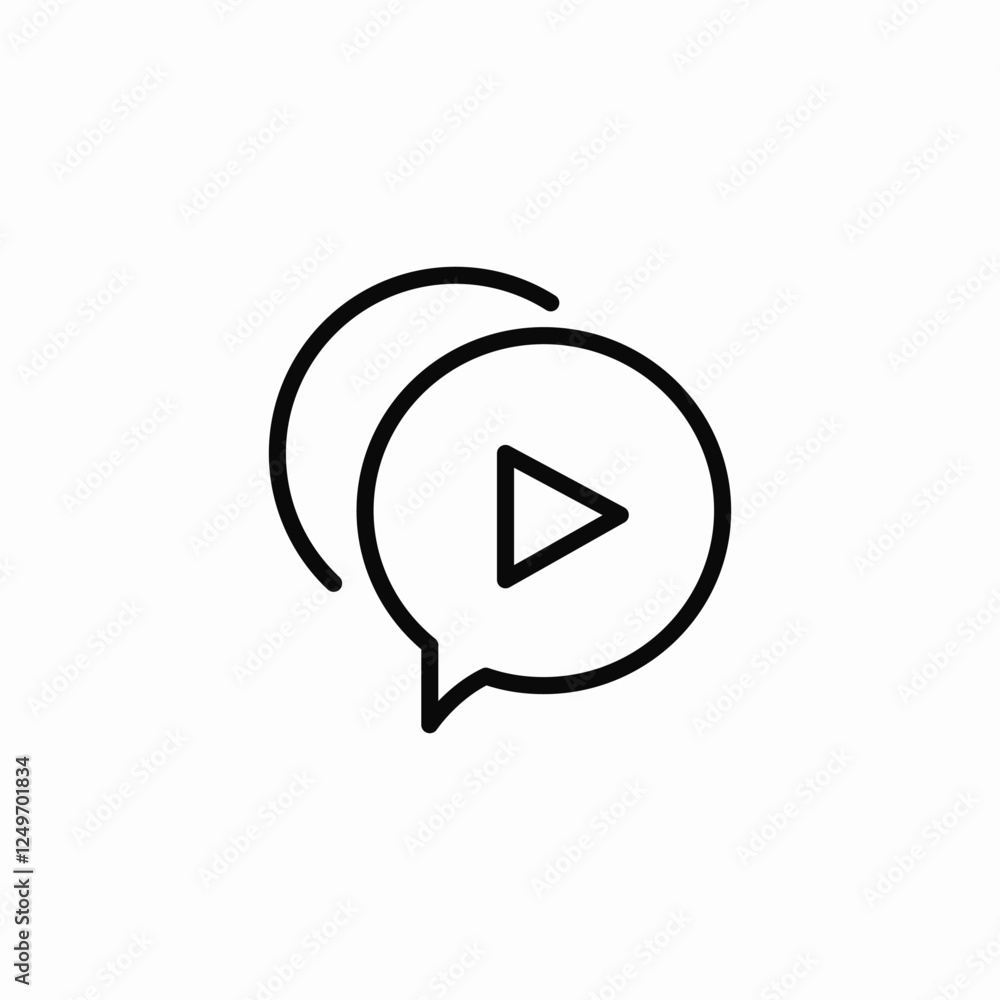 media messages icon sign vector media messages icon sign vector