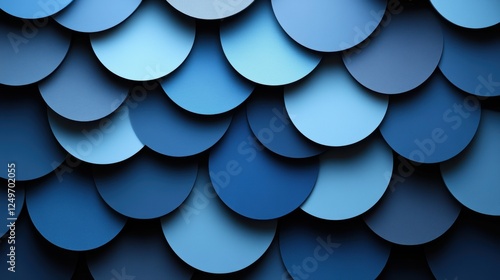 Abstract blue circle pattern background design