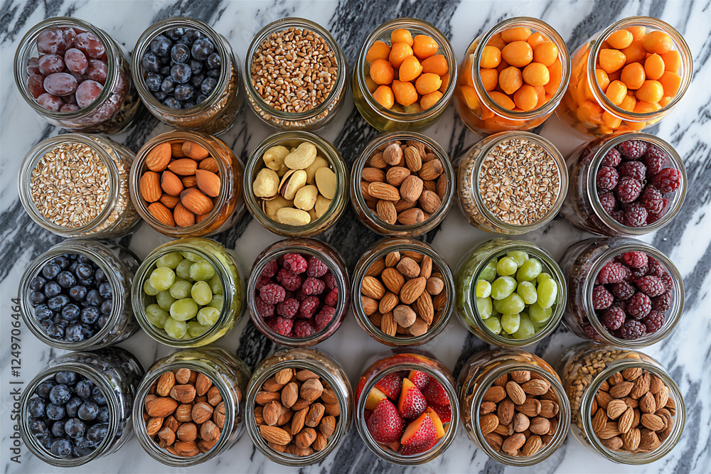 Fototapeta premium diy healthy snacks