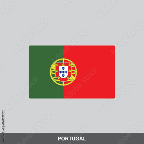 Free Download Portugal national flag vector design - GFXLoad