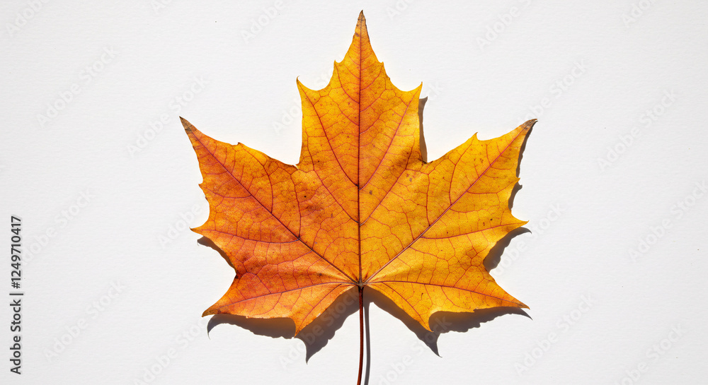 Obraz premium maple leaf isolated on white