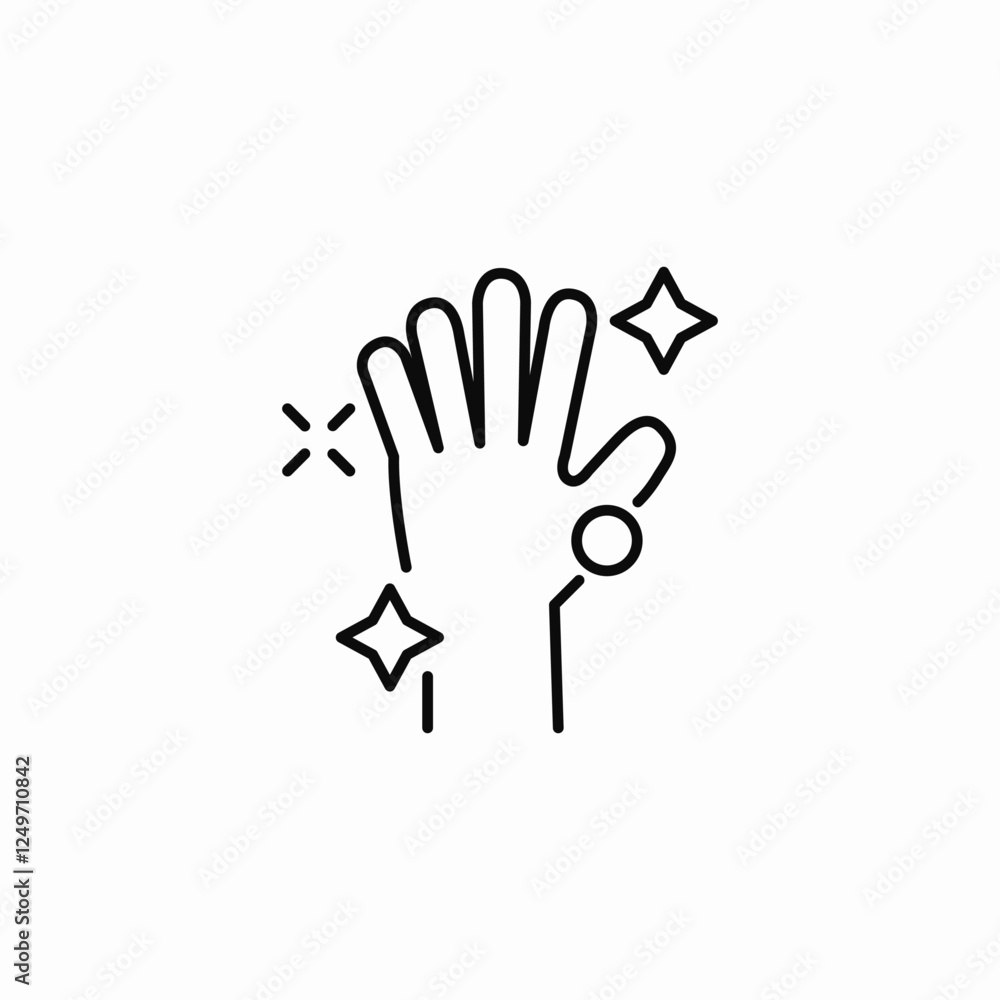 clean hands icon sign vector clean hands icon sign vector