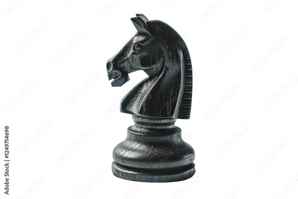 Close-Up of a Wooden Chess Knight Close-Up of a Wooden Chess Knight