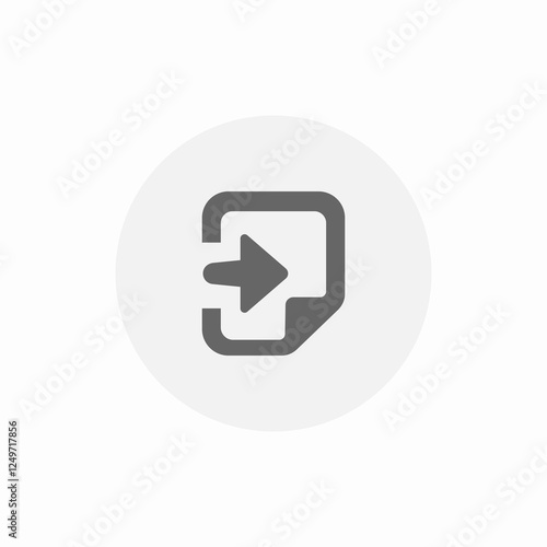 sign in icon sign vector