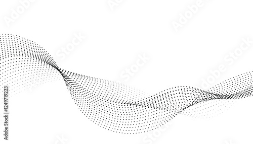 Abstract pop art wave background. Spots background. Halftone design element, card.