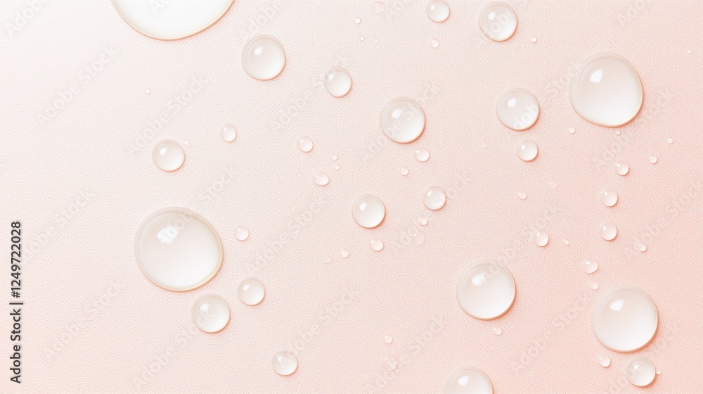 Water Droplets on Soft Gradient: Delicate water droplets shimmer and dance on a soft, ethereal gradient background, creating a mesmerizing and abstract design. Water Droplets on Soft Gradient: Delicate water droplets shimmer and dance on a soft, ethereal gradient background, creating a mesmerizing and abstract design.