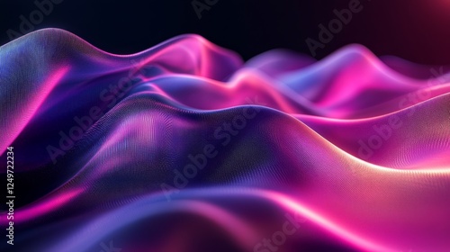 Wallpaper Mural Dynamic Abstract Wave Design with Vibrant Colors Torontodigital.ca