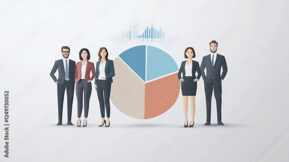 Obraz premium Human resource infographic template, elements and icons. Infograph includes customizable pie chart, graph, line icon set with human resources manager, employee, business worker, corporate leader etc.