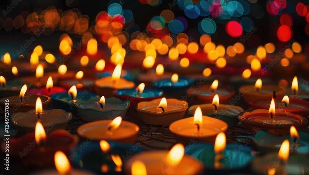 Envision the vibrant Diwali festival, with homes adorned with oil lamps and fireworks lighting up the sky. Envision the vibrant Diwali festival, with homes adorned with oil lamps and fireworks lighting up the sky.