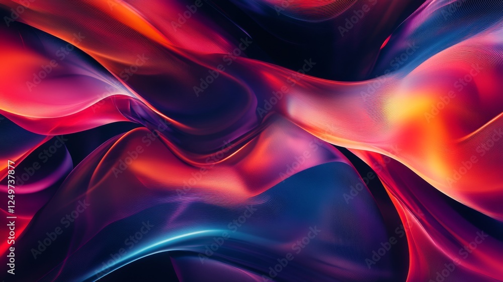 Dynamic Flow of Colors - Abstract Graphic Design Dynamic Flow of Colors - Abstract Graphic Design