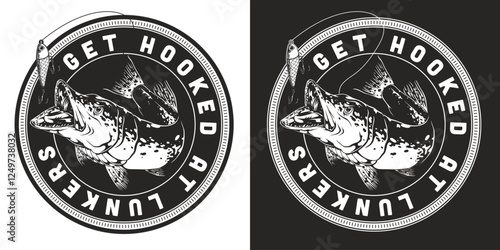 Artwork featuring Lunkers with fishing theme