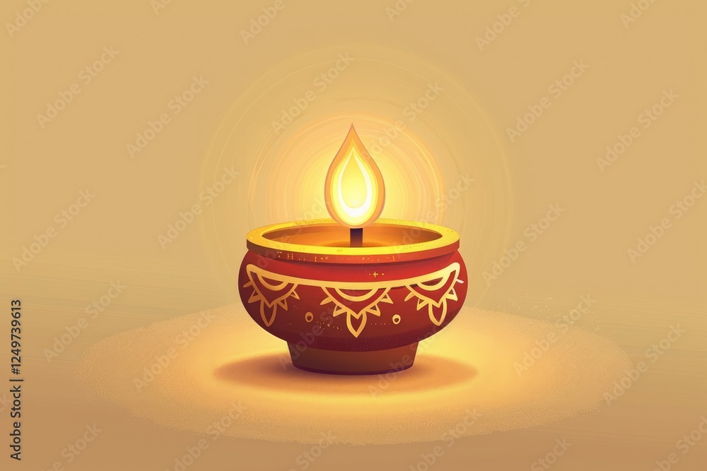 Colorful Happy Diwali festival with bokeh lights and oil lamp Diwali festival background Colorful Happy Diwali festival with bokeh lights and oil lamp Diwali festival background